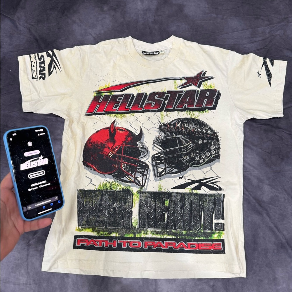Authentic Hellstar T Shirt with NFC chip